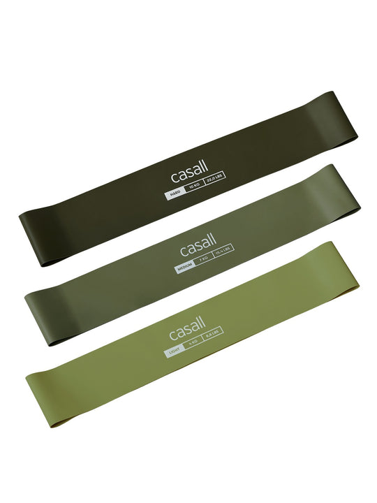 Taśma CASALL Rubber Bands 3Pack zielony - TU - Akcesoria - Adventure Sports
