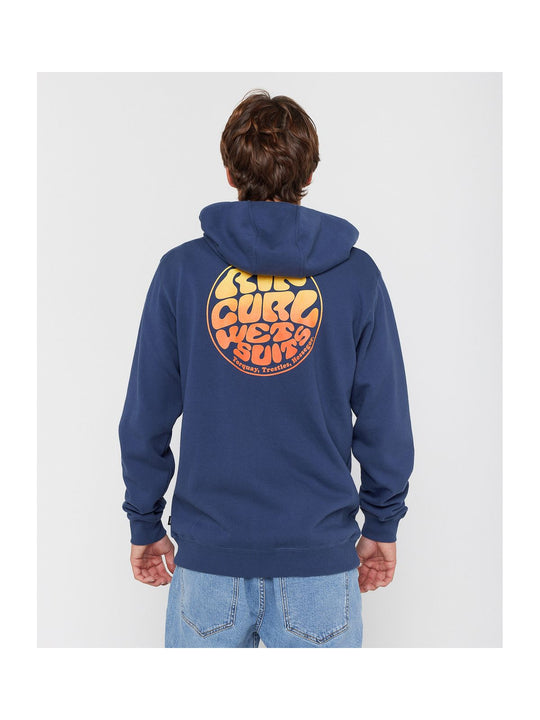 Bluza RIP CURL WETTIE PASSAGE ICON ZIP THRU granatowa
