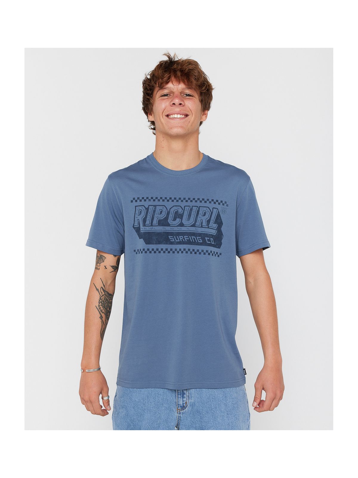 Koszulka RIP CURL SPORTLINE INVADER TEE niebieska