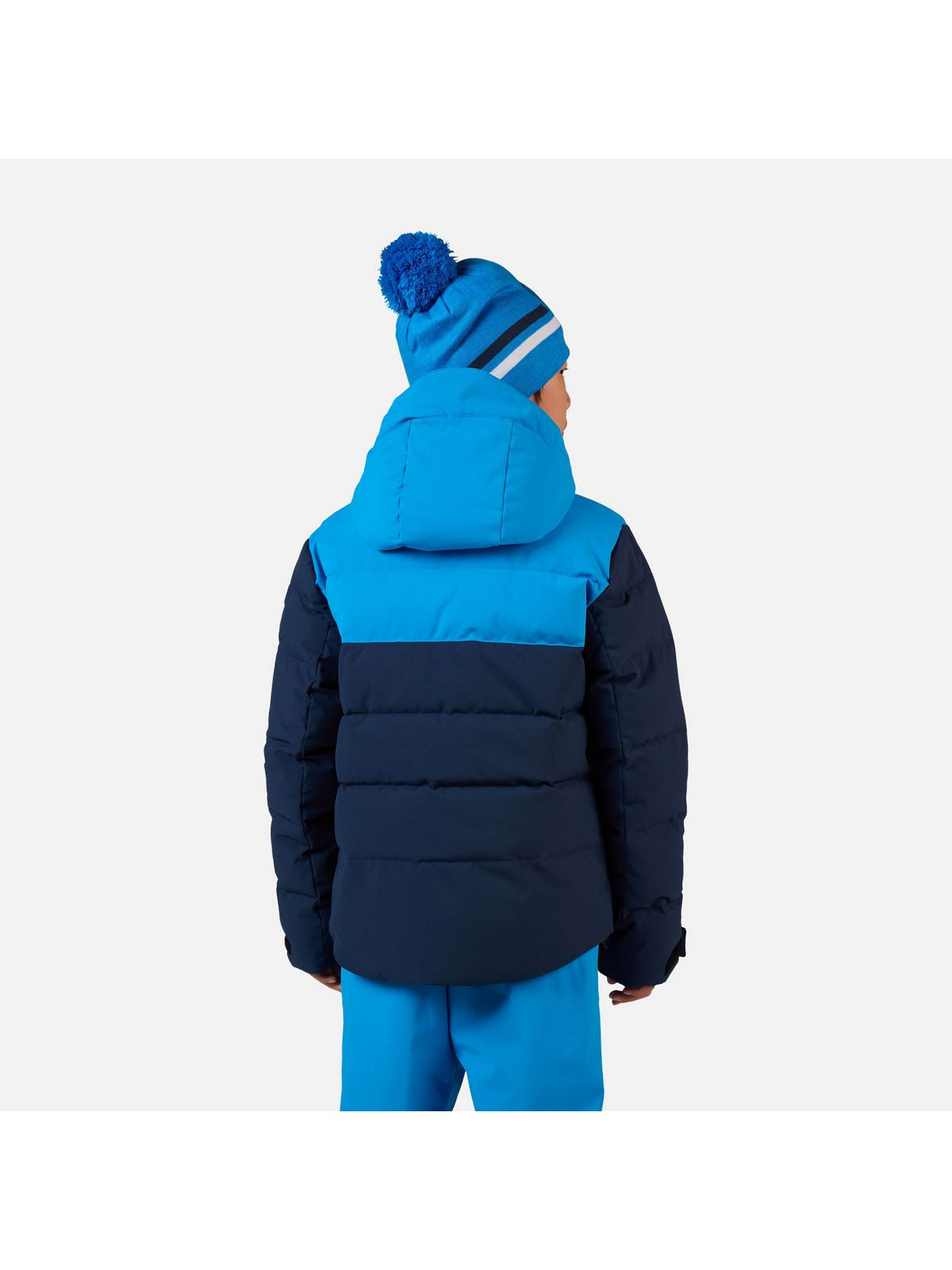 Kurtka narciarska dziecięca ROSSIGNOL Boy Siz Quilted Jkt granatowa