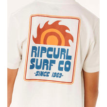 Koszulka chłopięca RIP CURL Pacific Rinse Sunrise Tee-Boy biała
