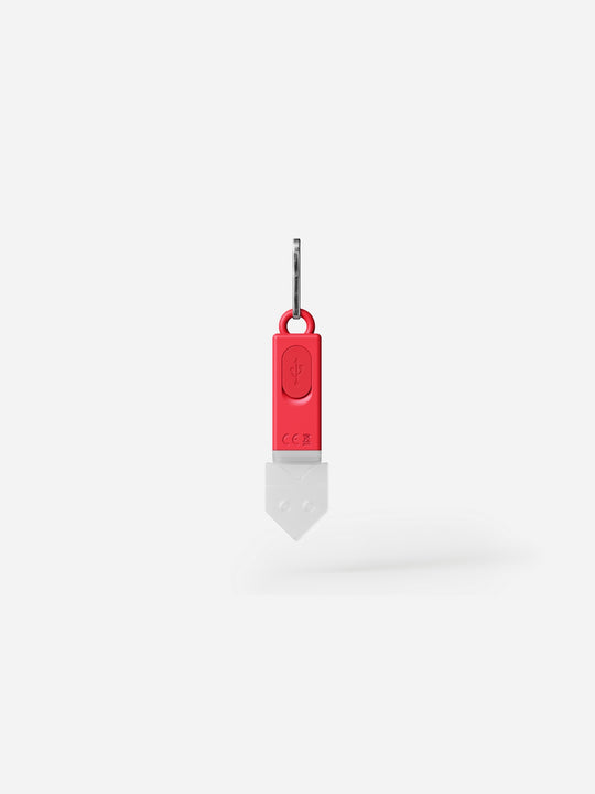 Zawieszka świecąca dla dzieci BOOKMAN Lightstick Fox czerwony
