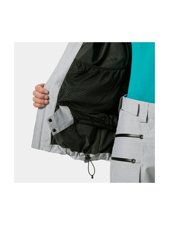Kurtka narciarska męska HELLY HANSEN GARIBALDI 2.0 JACKET szara
