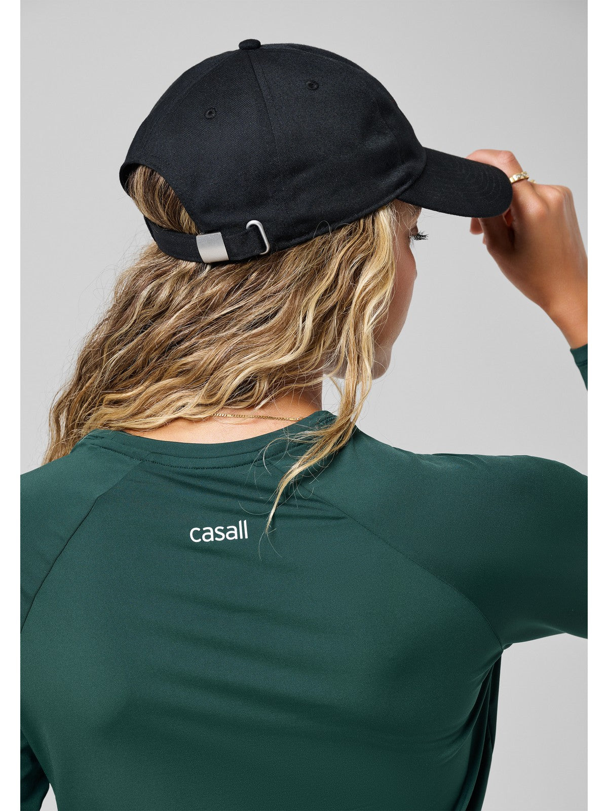 Czapka z daszkiem Casall Casual Logo Cap czarny