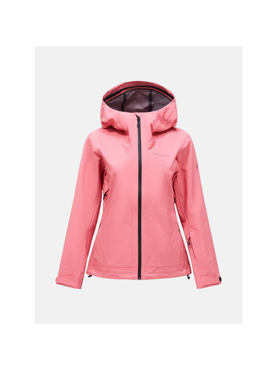 Kurtka narciarska damska PEAK PERFORMANCE Anima HIPE 3L Shell Jacket różowa
