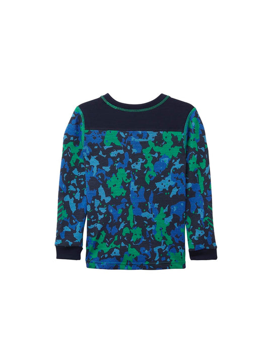 Bielizna Helly Hansen K Graphic Lifa Merino Set zielony
