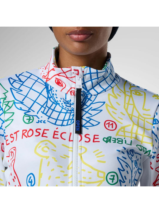 Bluza damska ROSSIGNOL W Jcc Fleece Jacket multikolor
