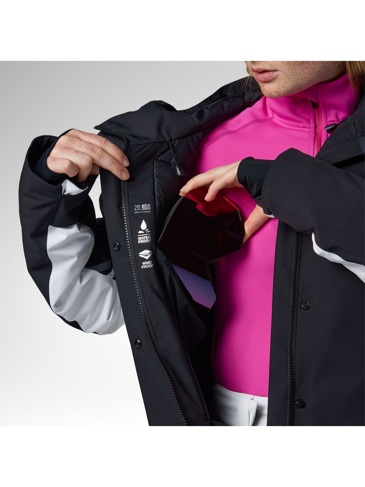 Kurtka narciarska damska ROSSIGNOL W Strawpile Insulated Ski Jkt czarna