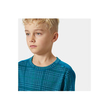 Bielizna dziecięca HELLY HANSEN Jr Graphic Lifa Merino Set kolor niebieski
