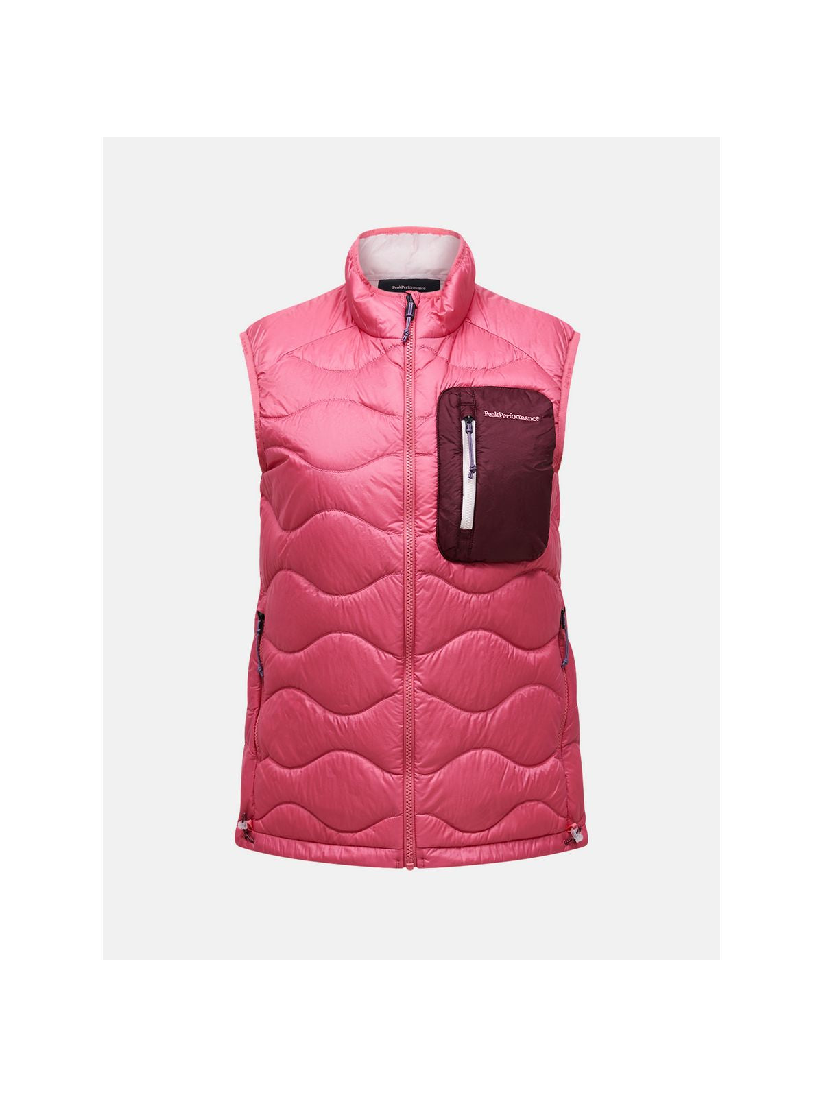 Kamizelka damska PEAK PERFORMANCE Helium Utility Down Vest różowa