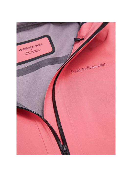 Kurtka narciarska damska PEAK PERFORMANCE Anima HIPE 3L Shell Jacket różowa
