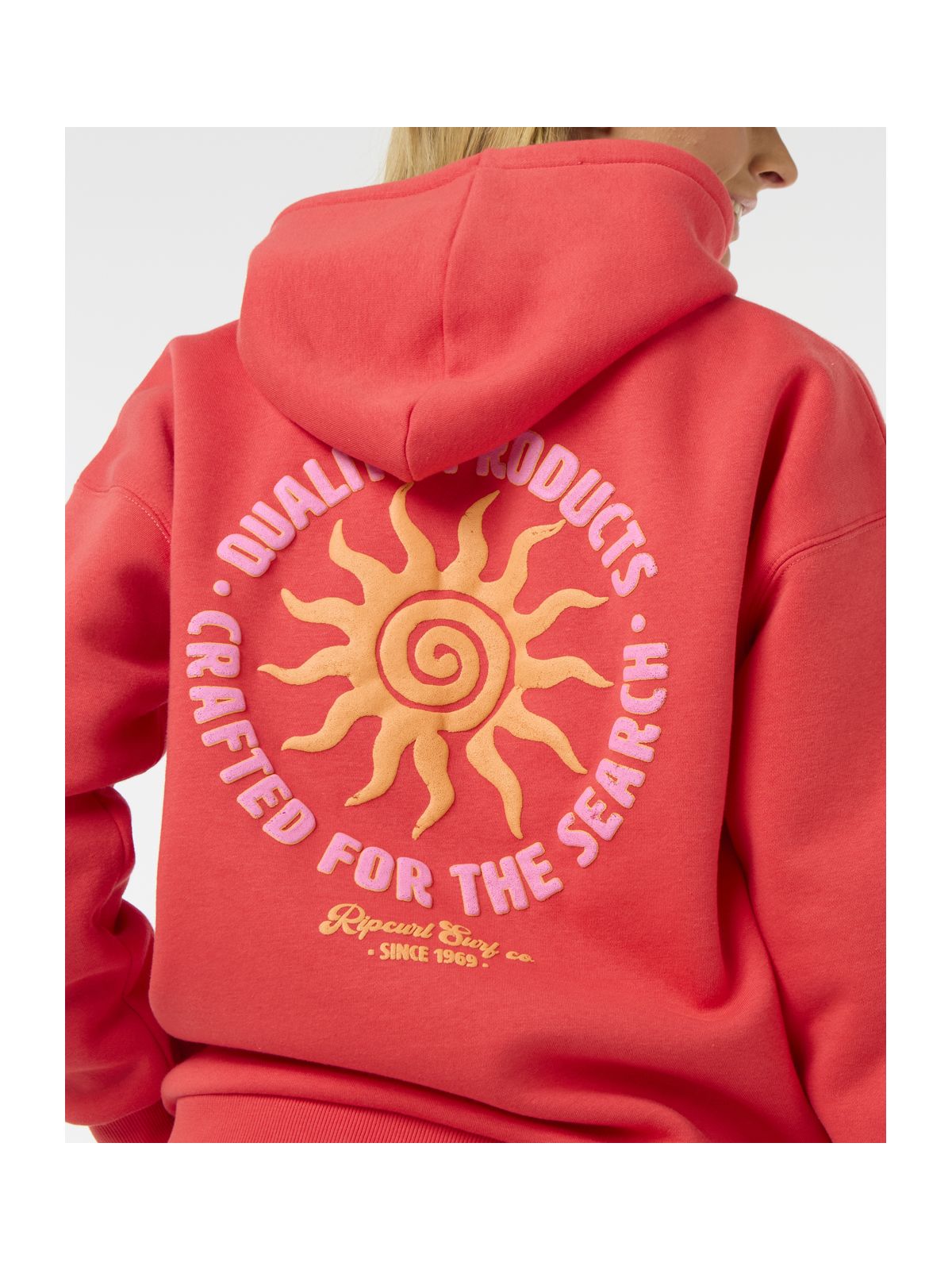 Bluza RIP CURL Cala Heritage Hood czerwony
