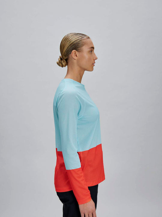 Koszulka rowerowa damska POC W's Motion Air L/S Jersey niebieska
