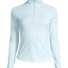 Koszulka damska CASALL Serene Half Zip Long Sleeve kolor niebieski
