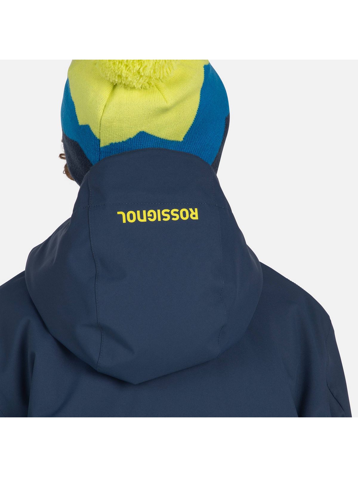 Kurtka narciarska dziecięca ROSSIGNOL Jr Strawpile Jkt granatowy