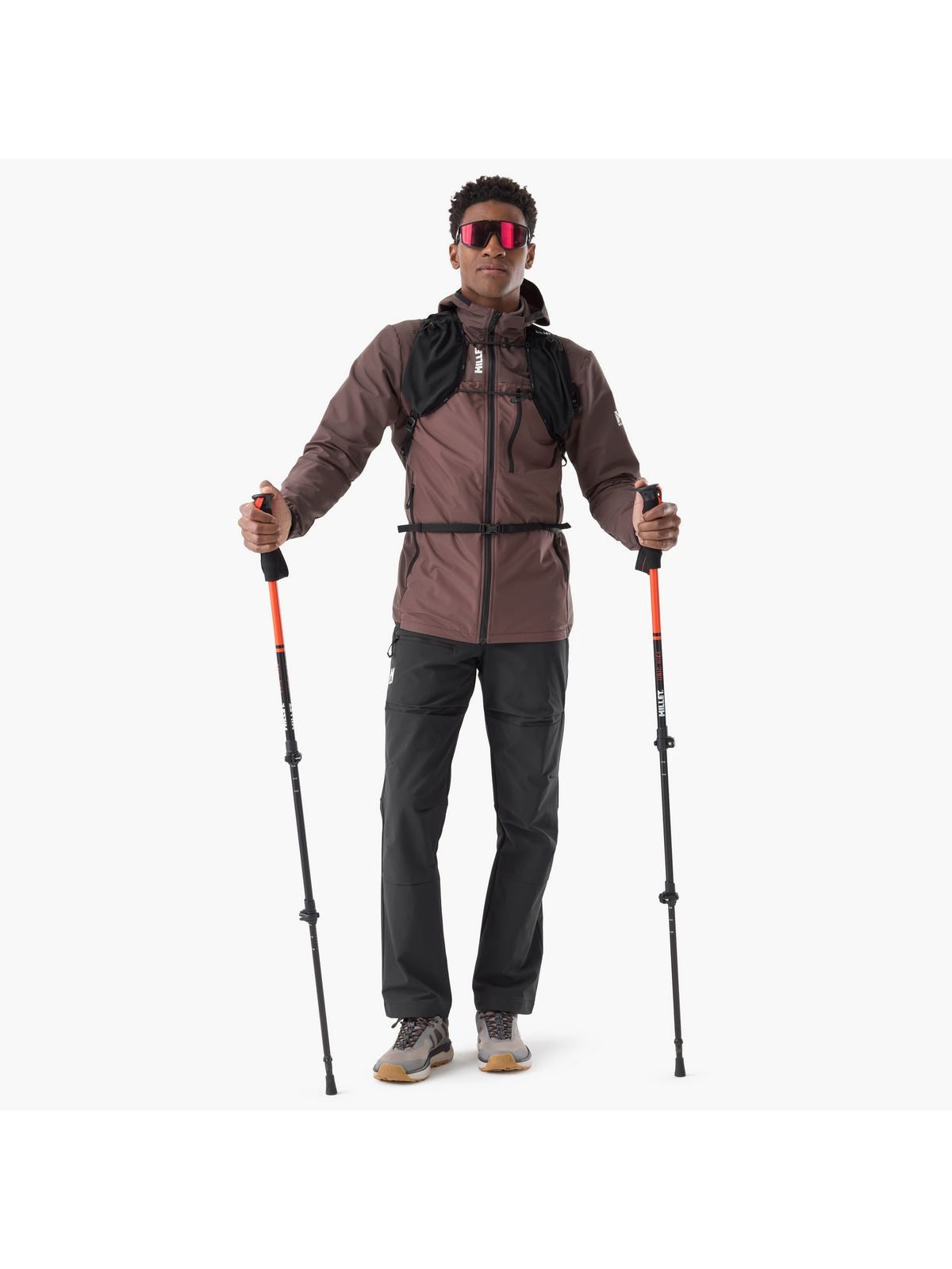 Kurtka outdoorowa męska MILLET M Seneca Hybrid Hoodie M brązowa