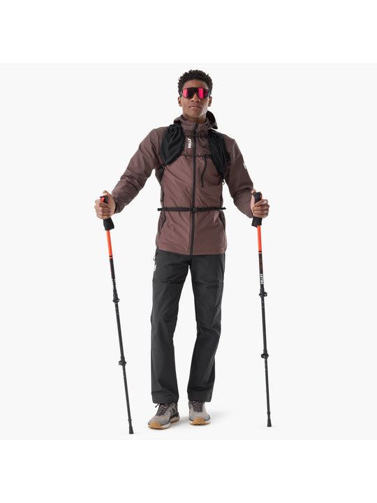 Kurtka outdoorowa męska MILLET M Seneca Hybrid Hoodie M brązowa
