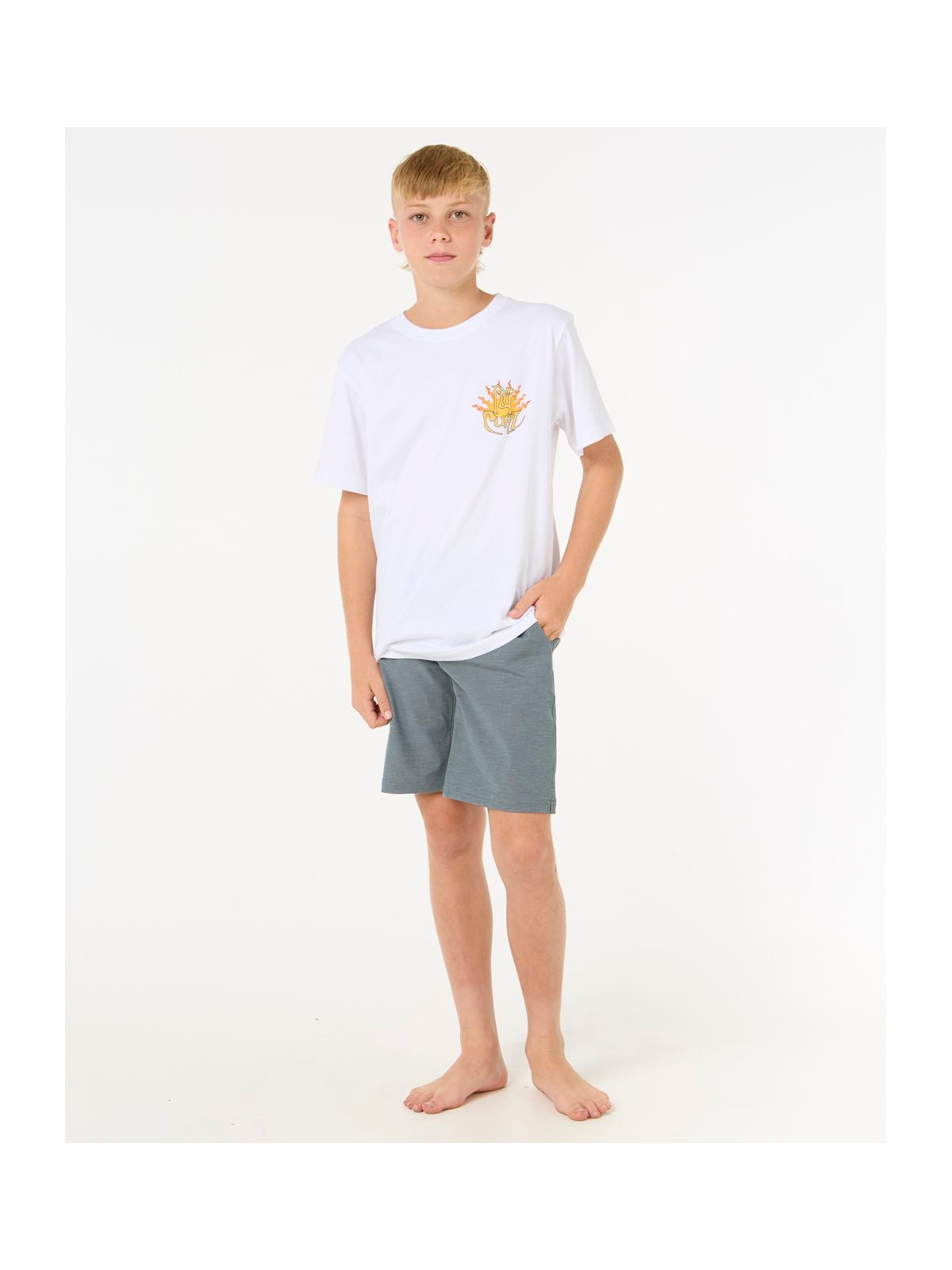 Szorty chłopięce RIP CURL Boardwalk Phase-Boy szare