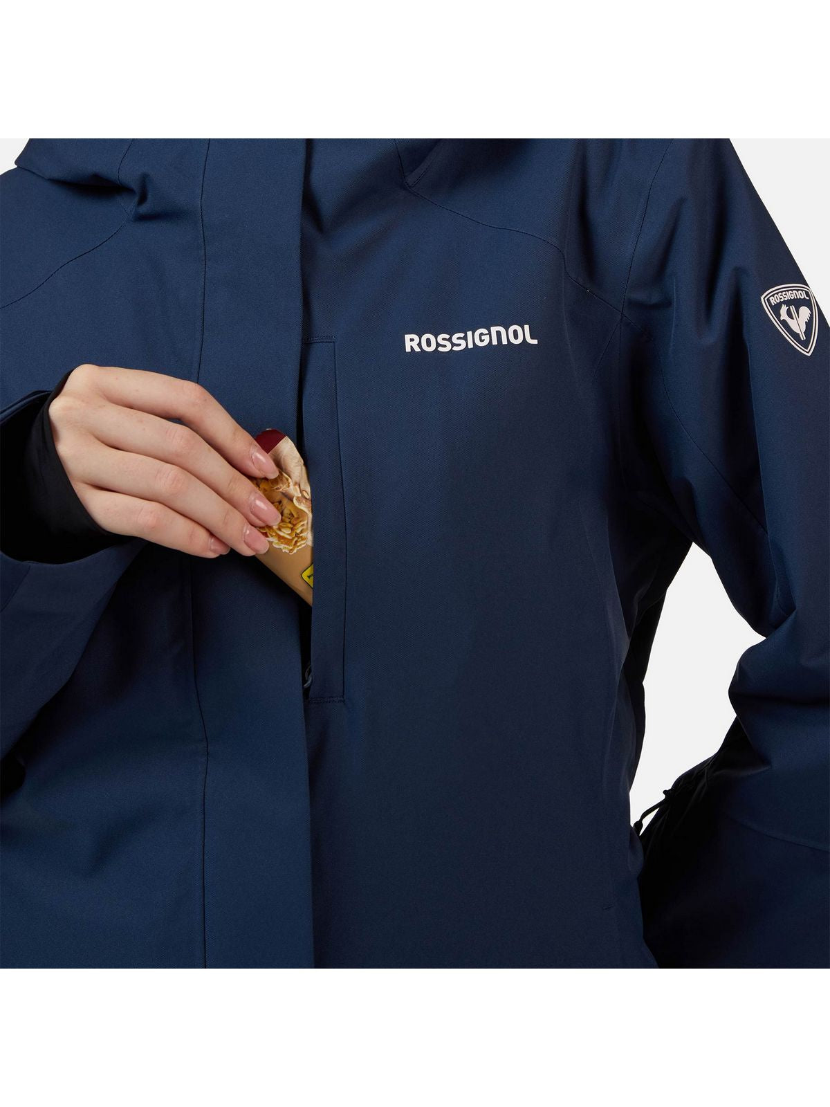 Kurtka narciarska damska ROSSIGNOL W VELIKA INSULATED JKT granatowa