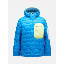 Kurtka puchowa męska PEAK PERFORMANCE Helium Utility Down Hood Jacket Men niebieski - Adventure Sports
