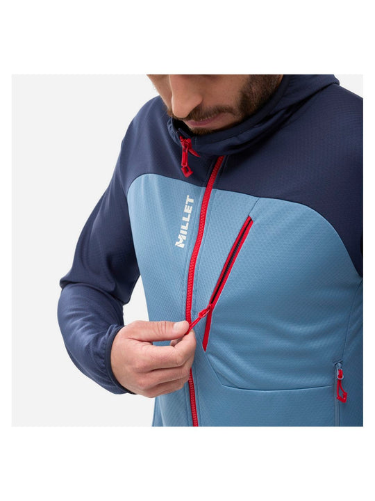Bluza męska MILLET Lokka Hoodie Iii M niebieska
