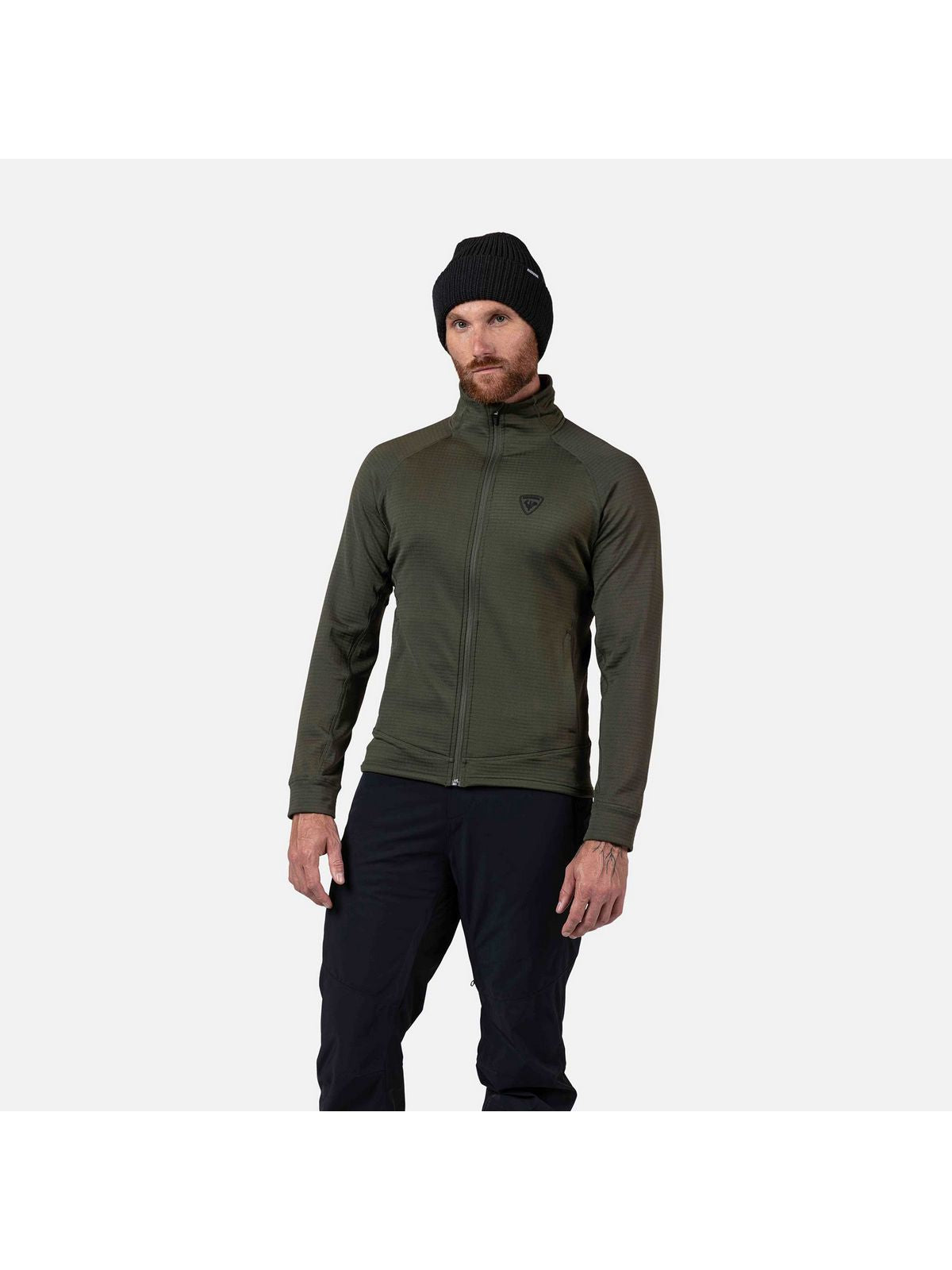 Bluza męska ROSSIGNOL Blackside Fleece Fz zielona