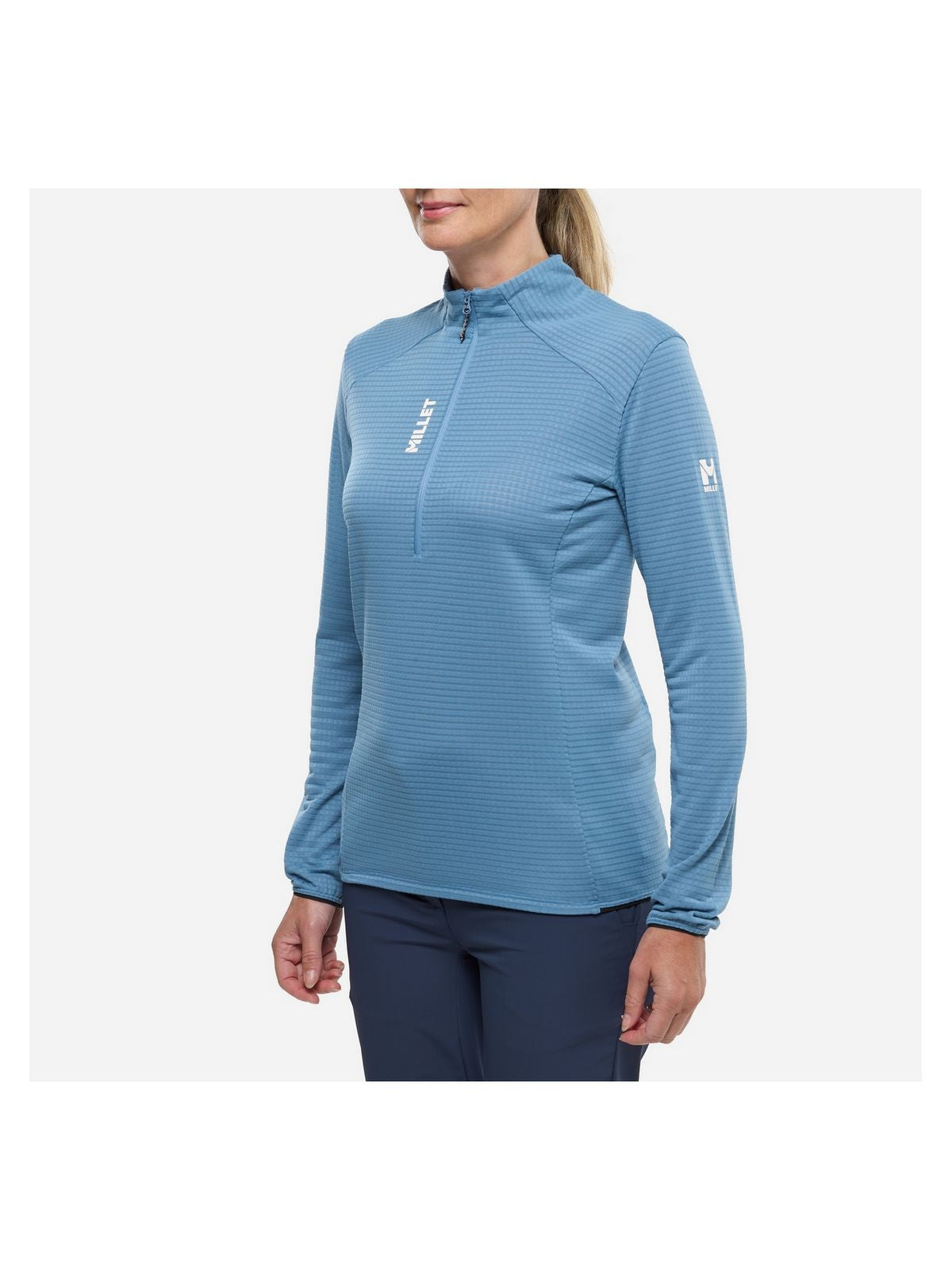 Bluza damska MILLET Parmelan Light Fleece Po W niebieska