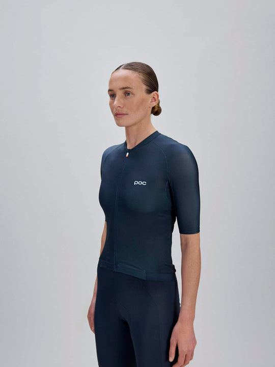 Koszulka rowerowa damska POC W's Pristine Jersey granatowa
