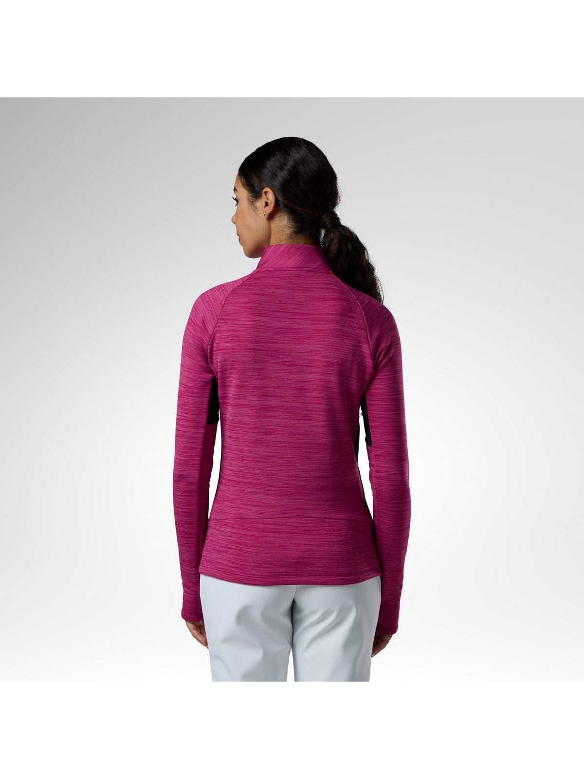 Bluza damska ROSSIGNOL W Premium Half Zip Fleece różowa