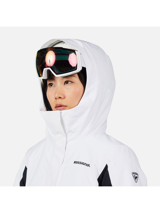 Kurtka narciarska damska ROSSIGNOL W VELIKA INSULATED JKT biała
