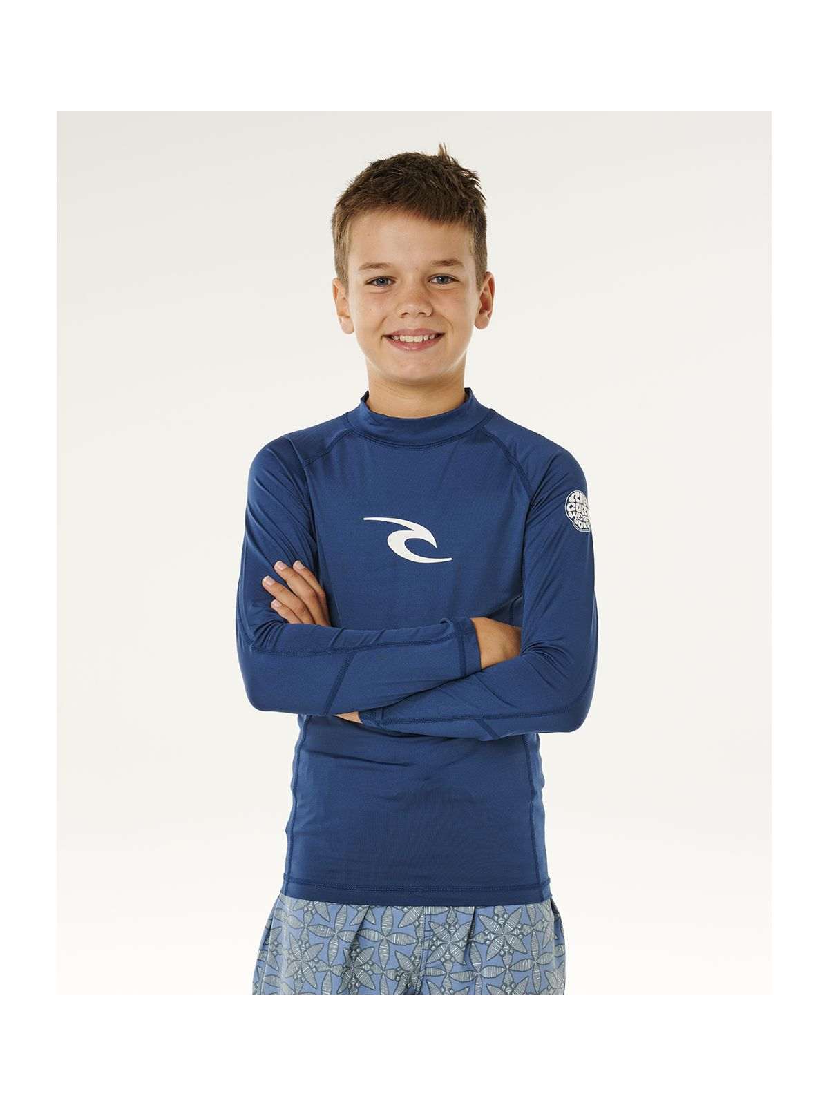 Lycra chłopięca RIP CURL Waves Upf L/S-Boy niebieska