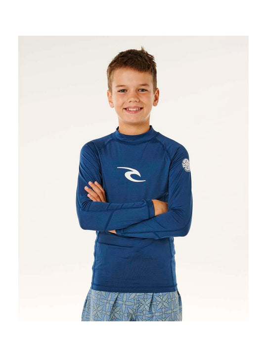 Lycra chłopięca RIP CURL Waves Upf L/S-Boy niebieska
