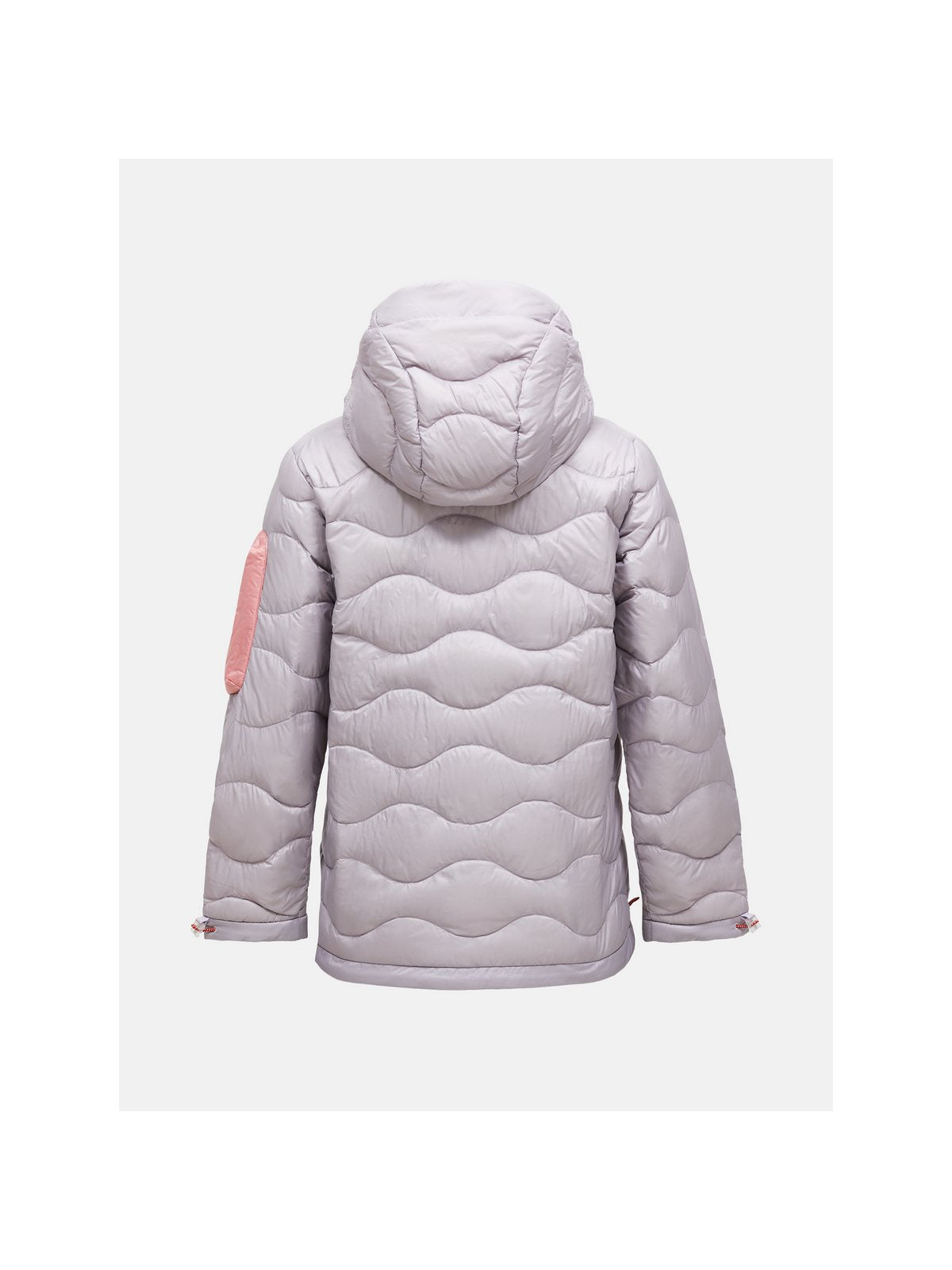 Kurtka damska puchowa PEAK PERFORMANCE W Helium Utility Down Hood Jacket kolor szary