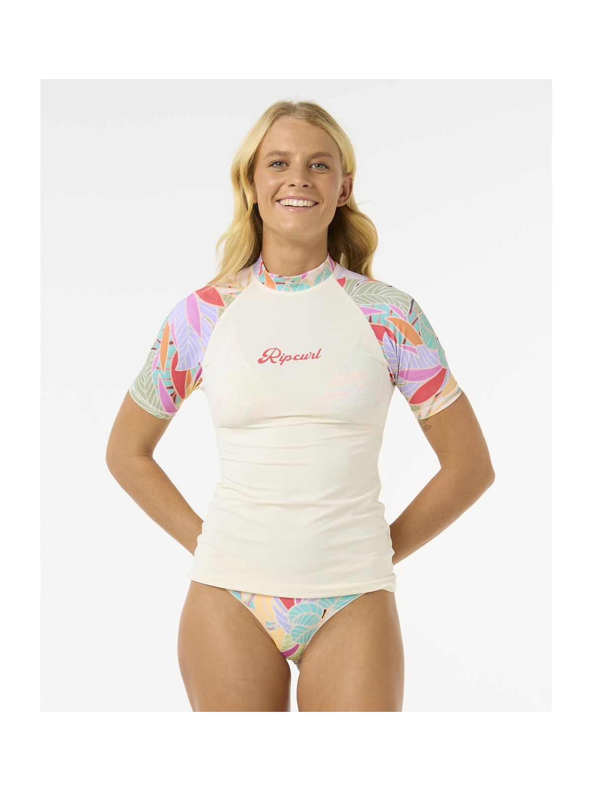Koszulka do pływania RIP CURL Cala Vadella Ss Rash Vest