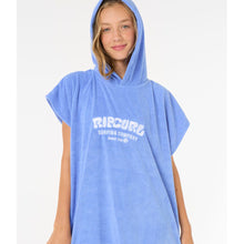 Ponczo plażowe dziewczęce RIP CURL Classic Surf Hooded Towel-Girl niebieskie
