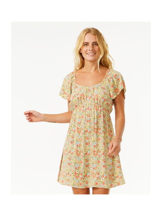 Sukienka letnia RIP CURL SEA OF DREAMS MINI DRESS multivolor
