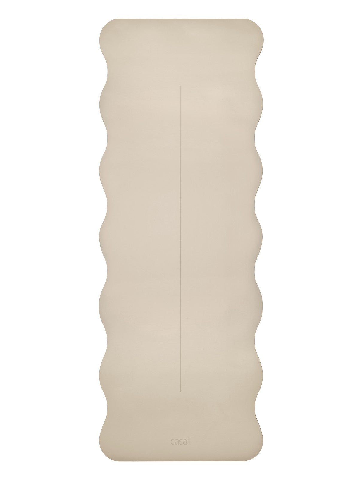 Mata CASALL Yoga Mat Grip & Cushion III Scallop 5mm kolor piaskowy