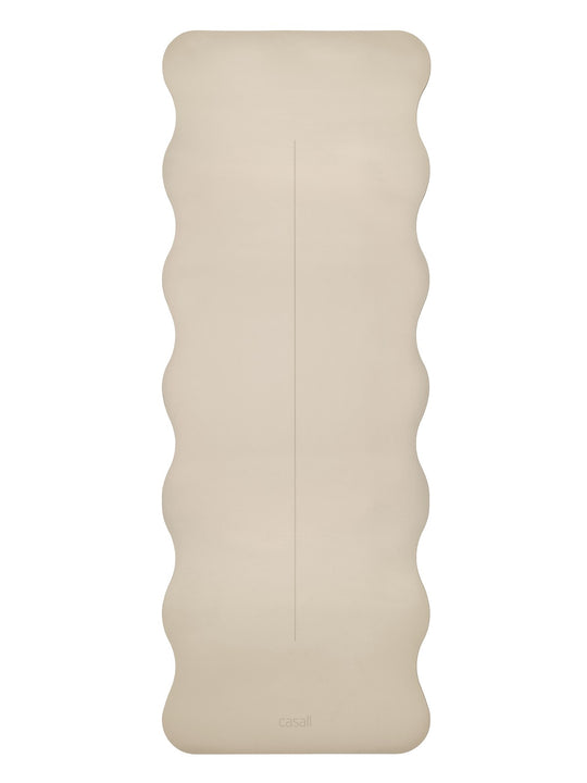 Mata CASALL Yoga Mat Grip &amp; Cushion III Scallop 5mm kolor piaskowy
