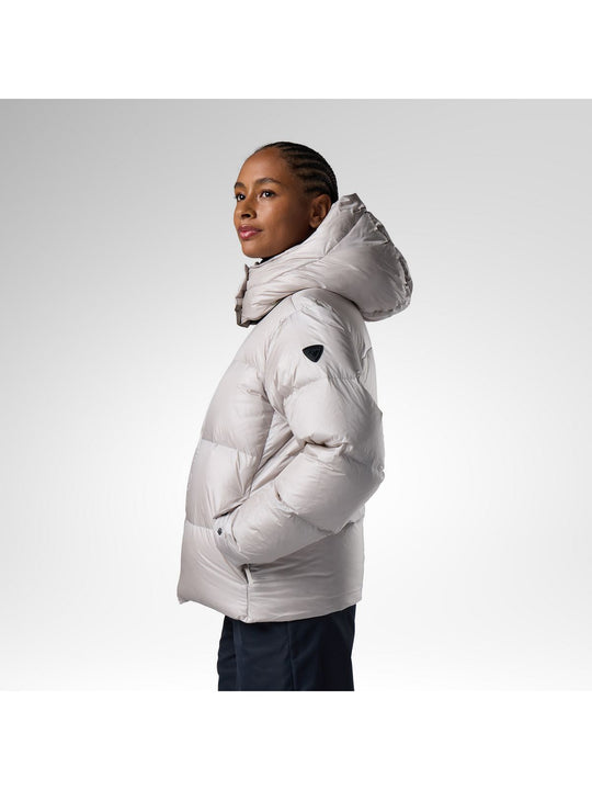 Kurtka narciarska damska ROSSIGNOL W Abel Down Hoodie Jacket szara
