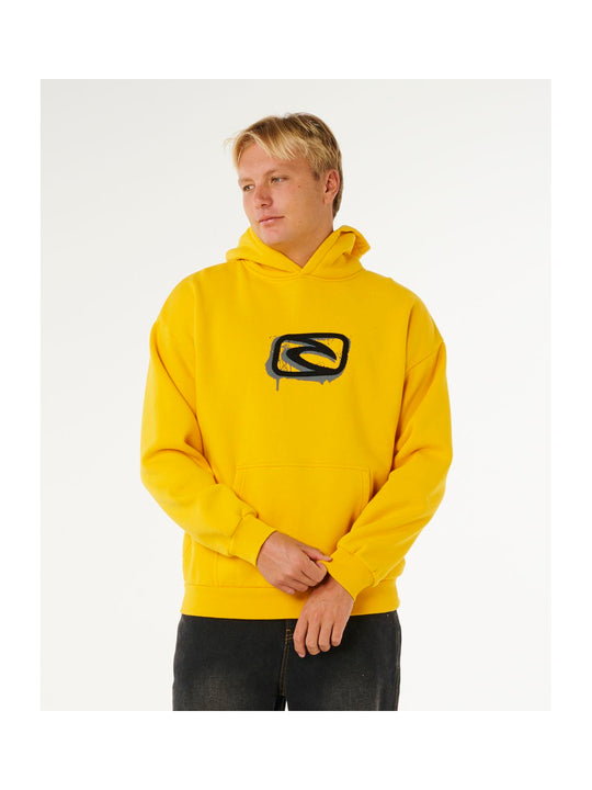 Bluza męska RIP CURL Medina Inner Visions Hood żółta
