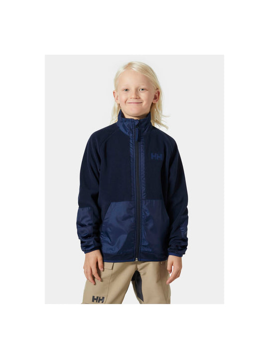 Bluza Helly Hansen Jr Marka Fleece Jacket granatowy
