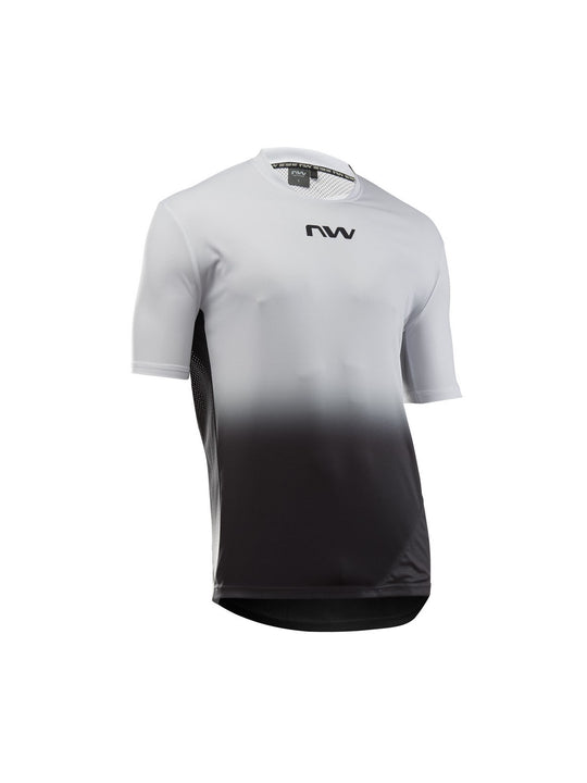 Koszulka rowerowa NORTHWAVE Edge 2 Jersey S/s szaro czarna
