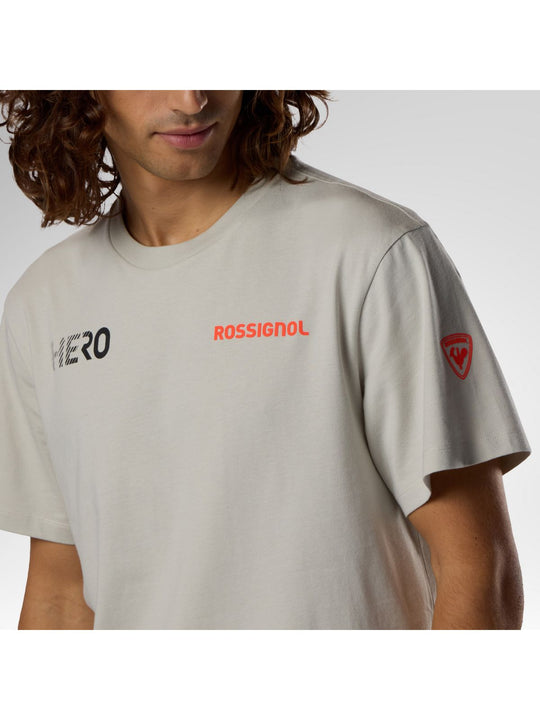 Koszulka męska ROSSIGNOL M Hero Tee szara
