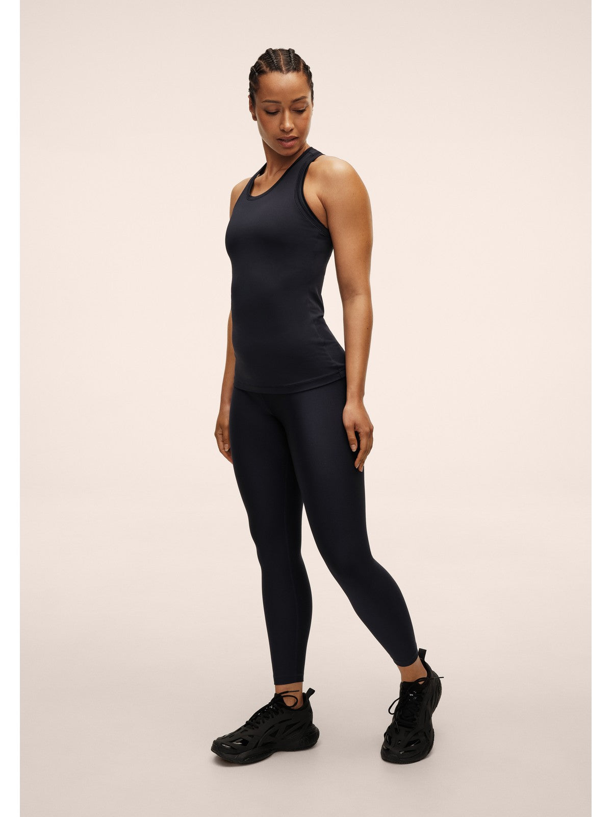 Legginsy CASALL Overlap High Waist Tights niebieskie