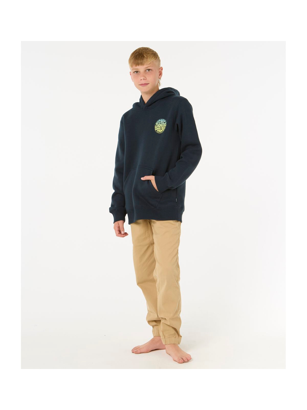 Bluza dziecięca RIP CURL Wetsuit Icon Hood-Kid granatowa