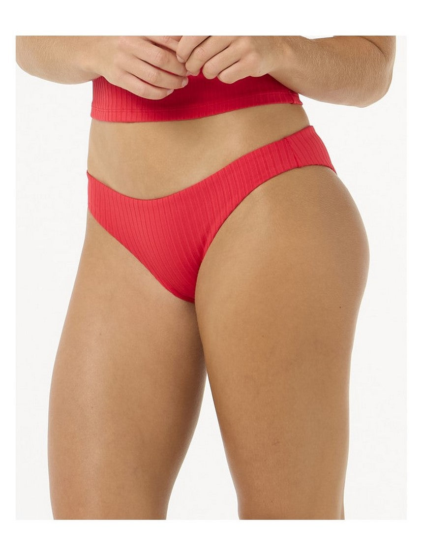 Majtki kąpielowe RIP CURL Premium Surf Cheeky Pant czerwone