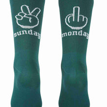Skarpety rowerowe NORTHWAVE Sunday Monday Sock zielone
