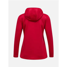 Bluza PEAK PERFORMANCE W Trail Polartec Zip Hood bordowy
