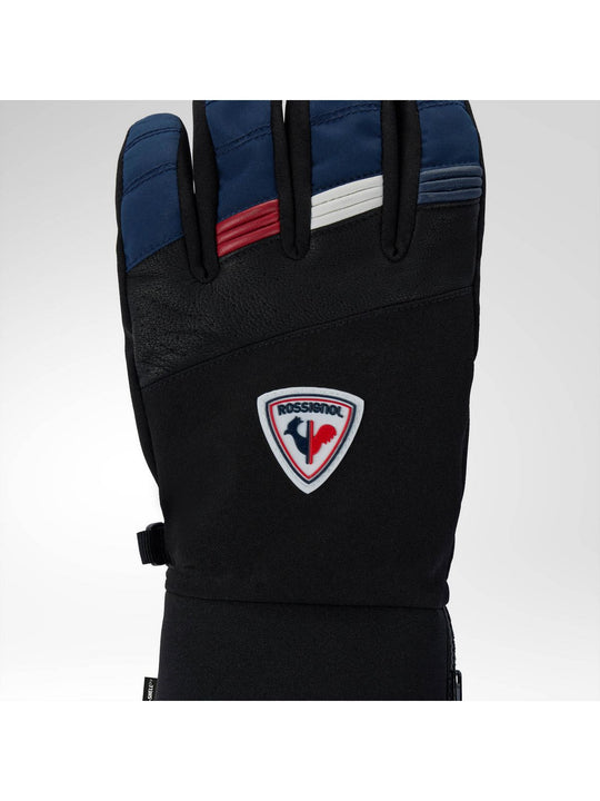 Rękawice narciarskie męskie ROSSIGNOL M Strato Ski Gloves R-Shell Dr niebieskie
