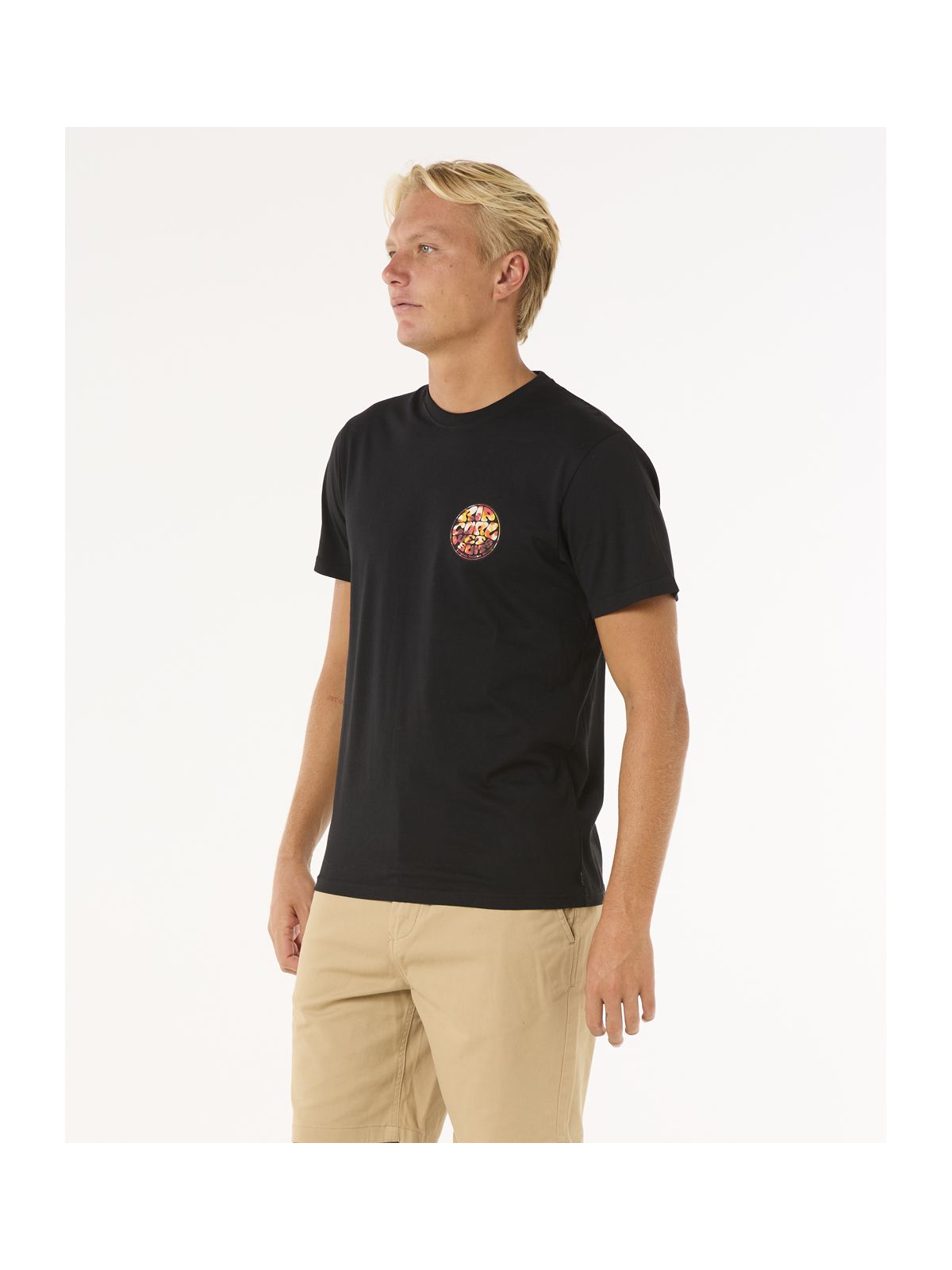 Koszulka RIP CURL Wettie Passage Icon Tee czarny